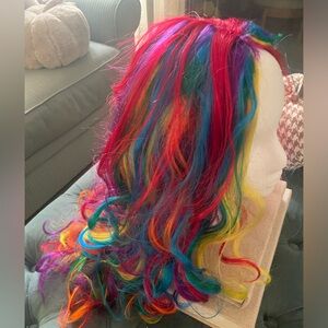 Party City Rainbow Glam Wig - New
